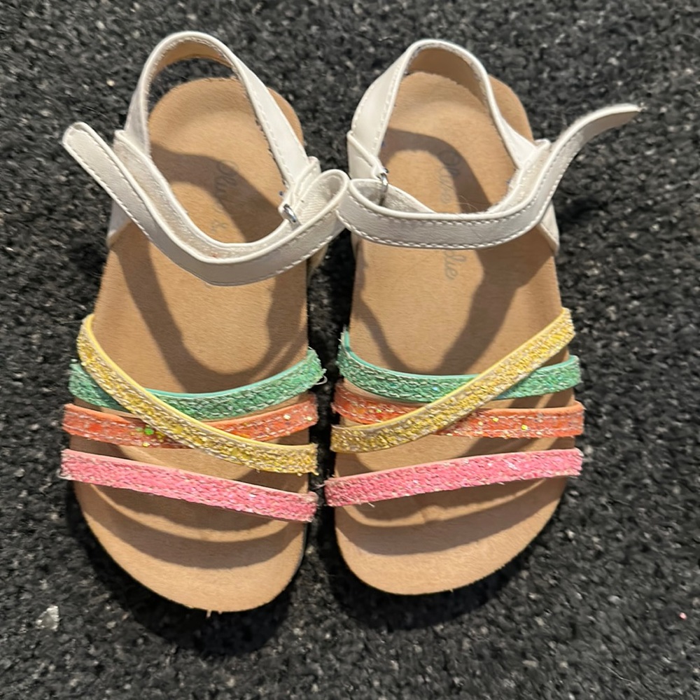 EUC TODDLER GIRL SANDALS SIZE 8